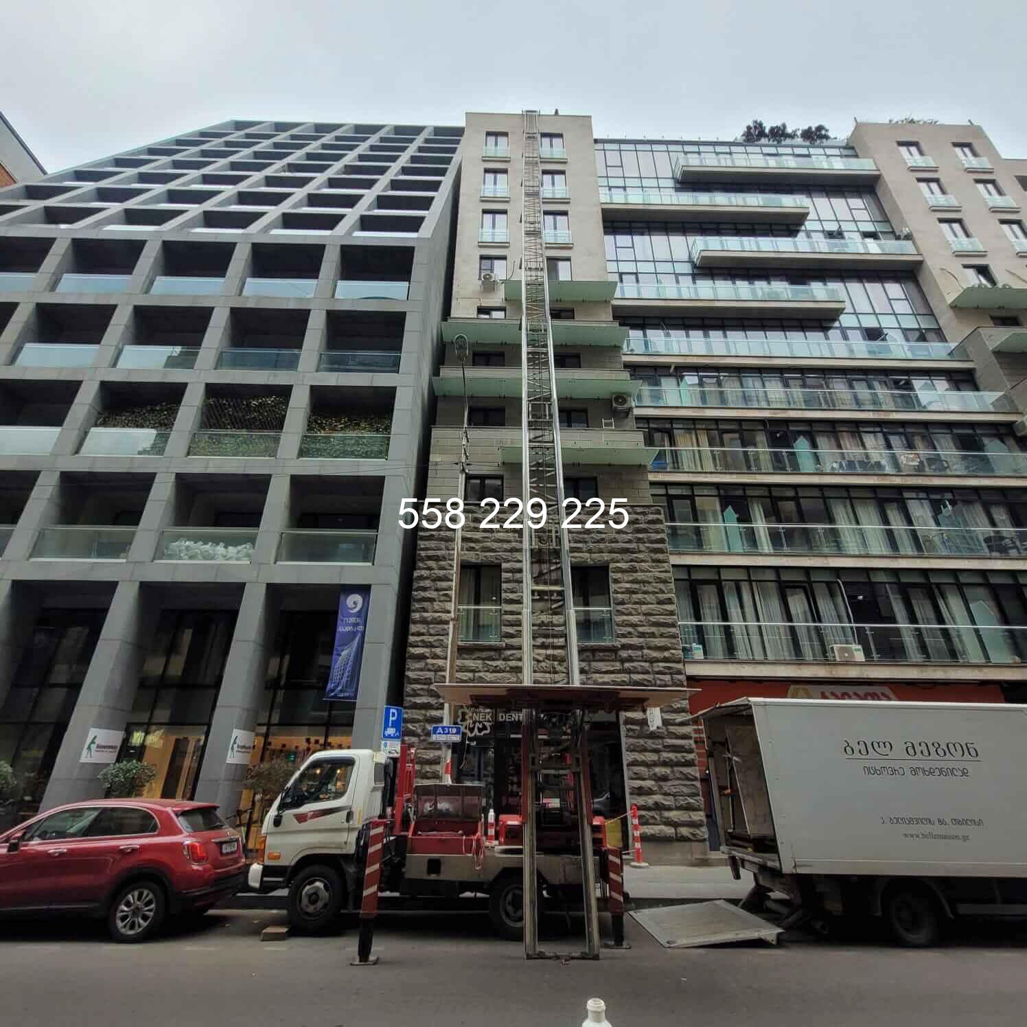 ჟირაფი მანქანა, ჟირაფის ქირაობა